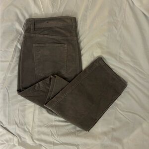 Talbots Gray Corduroy Pants